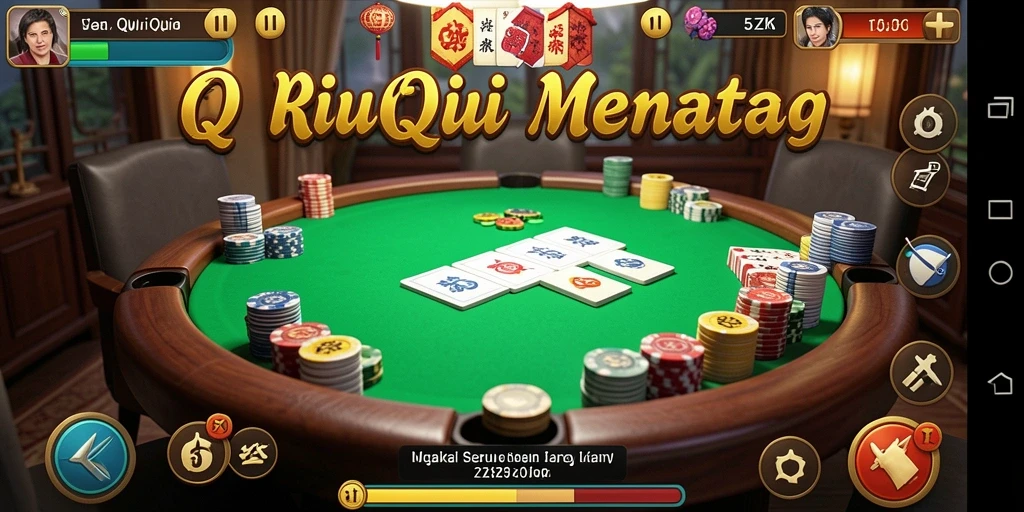 Tangkapan layar gameplay QiuQiu yang seru dan menarik di 5ZK.