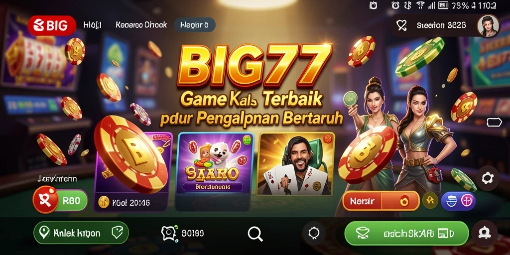 Tampilan gameplay Kasino yang memukau dan mendebarkan.
