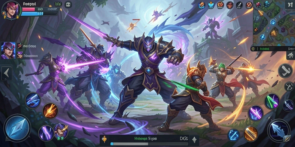 Tampilan gameplay D06 yang mendebarkan dan penuh aksi.