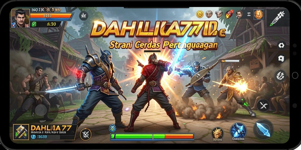 Tampilan gameplay DAHLIA77 yang seru dan penuh strategi.