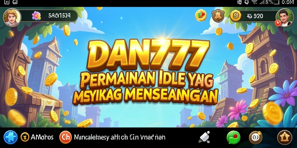 Screenshot menunjukkan gameplay santai dan menarik dari DAN777.