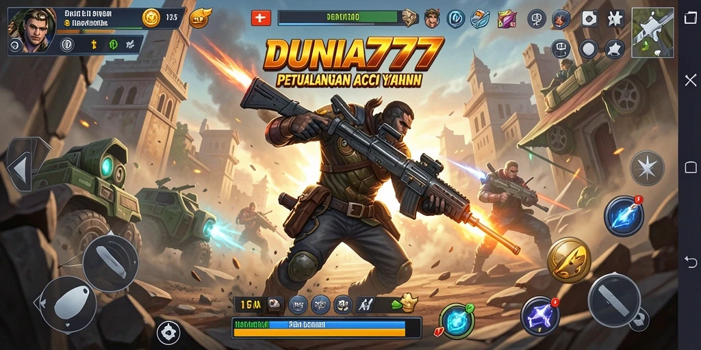 Screenshot DUNIA777 menampilkan aksi seru dan gameplay menegangkan.