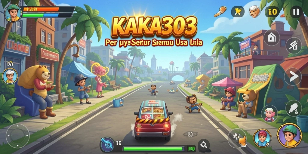Tampilan gameplay KAKA303 yang seru dalam permainan arcade.