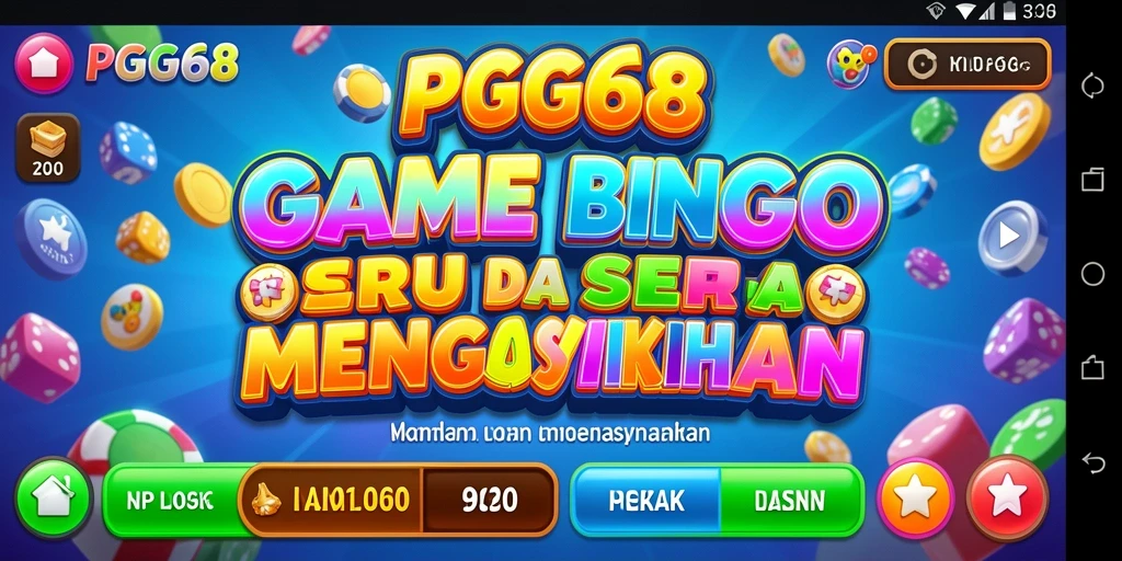 Tampilan menarik dan seru saat bermain Bingo di PGG68.