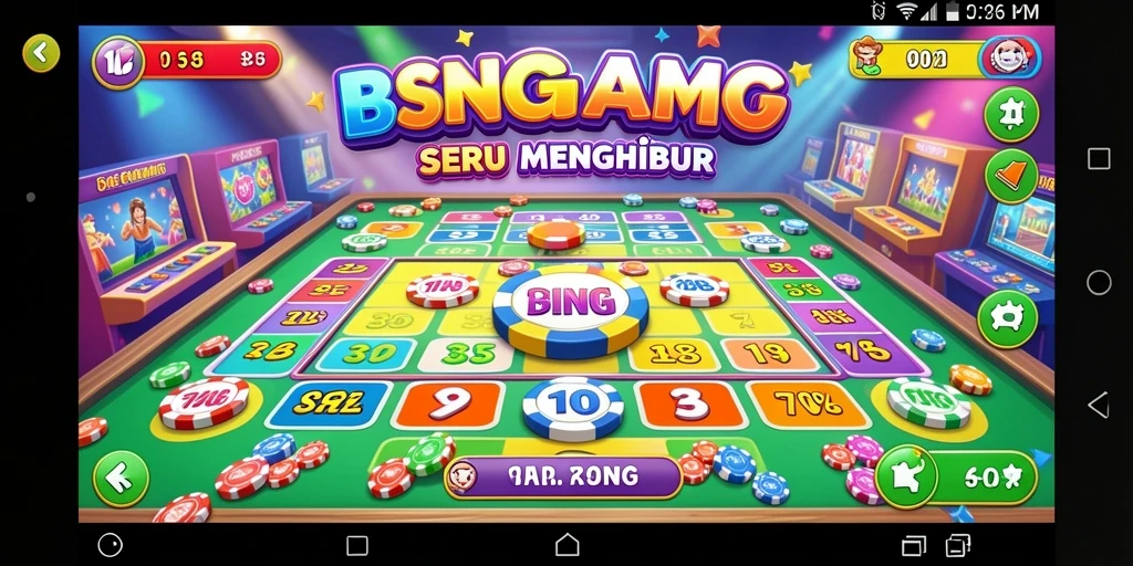 Tampilan gameplay menarik dalam RSNGAME Bingo.
