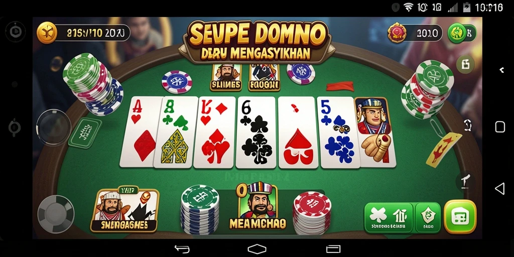Tampilan screenshot SVIP10 dengan gameplay dominonya yang menegangkan dan menyenangkan.