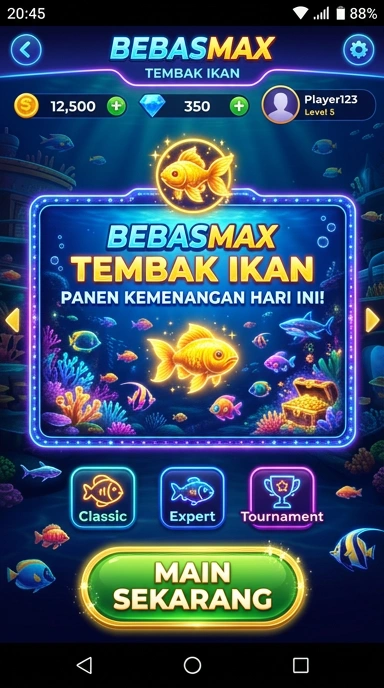 Tampilan aplikasi bebasmax yang memudahkan navigasi.